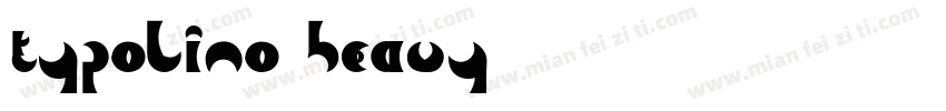 Typolino Heavy字体转换
